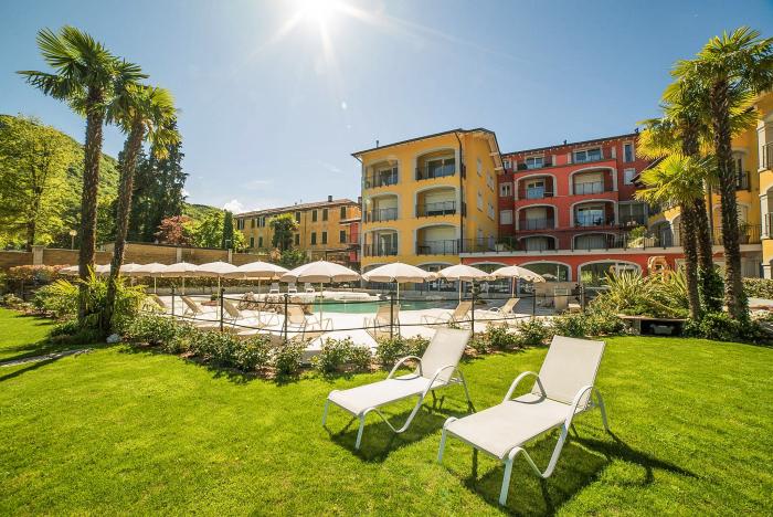Blick auf die stilvolle Fassade der Residenz