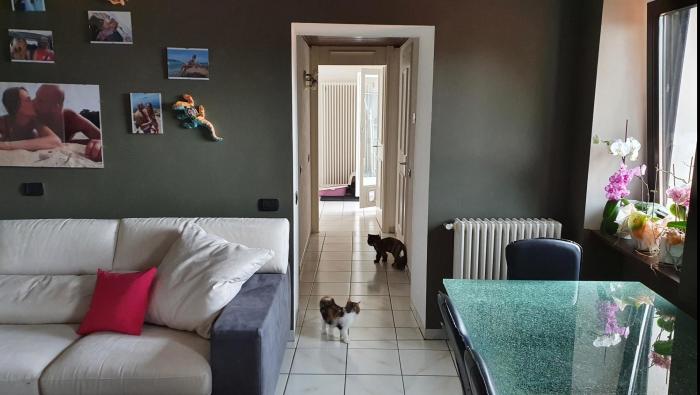 Wohn-/ Esszimmer mit herrlicher Seesicht