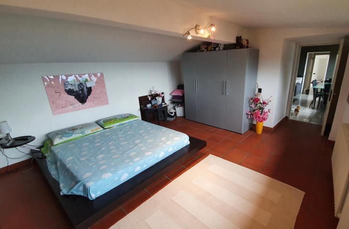 Eines von drei Schlafzimmern