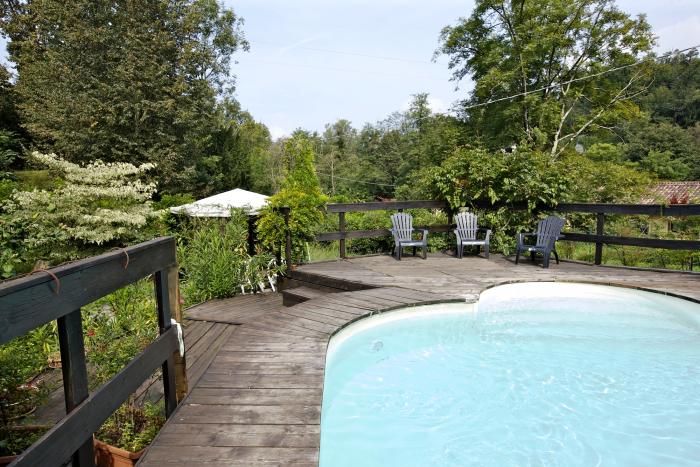 Ca. 15 m x 6 m großer Pool