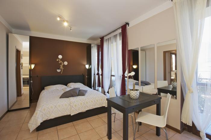 1-Zimmer-Wohnung „Classico“ mit ca. 40 m² Wohnfläche zuzüglich Terrasse und Balkon. Traumseesicht.