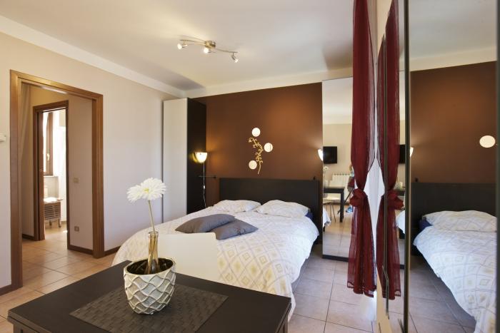 1-Zimmer-Wohnung „Classico“ mit ca. 40 m² Wohnfläche zuzüglich Terrasse und Balkon. Traumseesicht.