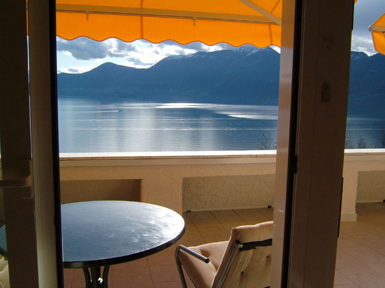 Traumseesicht vom Innen- und Außenbereich